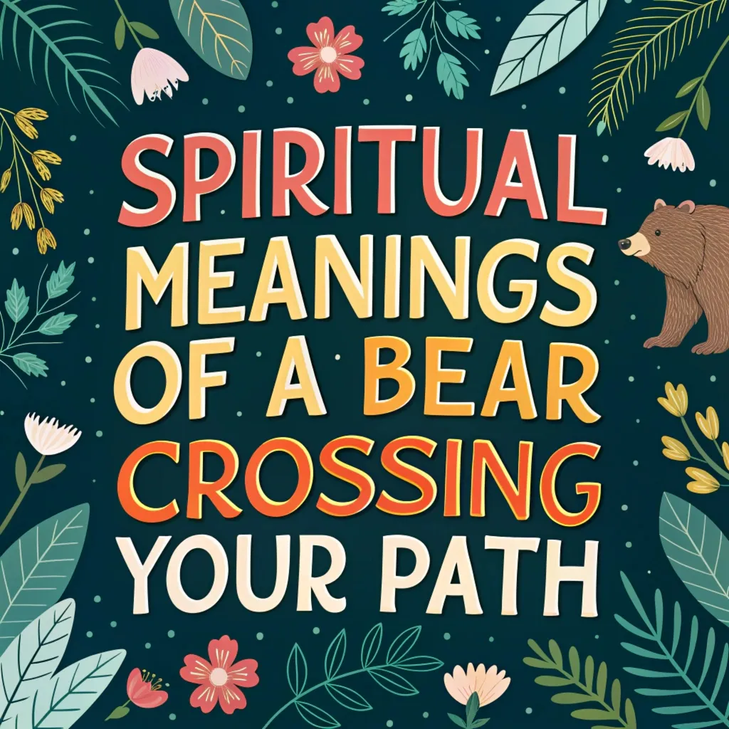 Spiritual Meanings of a Bear Crossing Your Path: 12 Insights