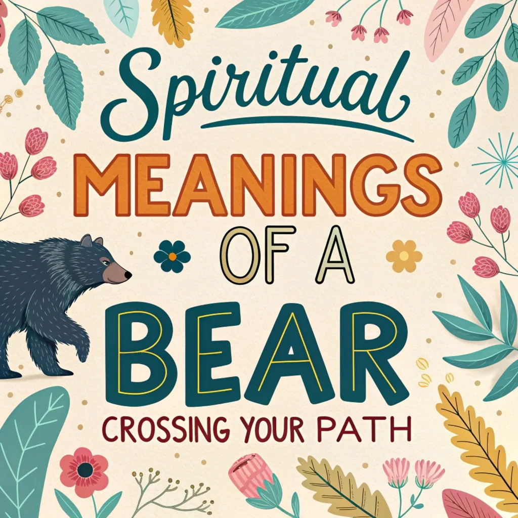 Spiritual Meanings of a Bear Crossing Your Path: 12 Insights