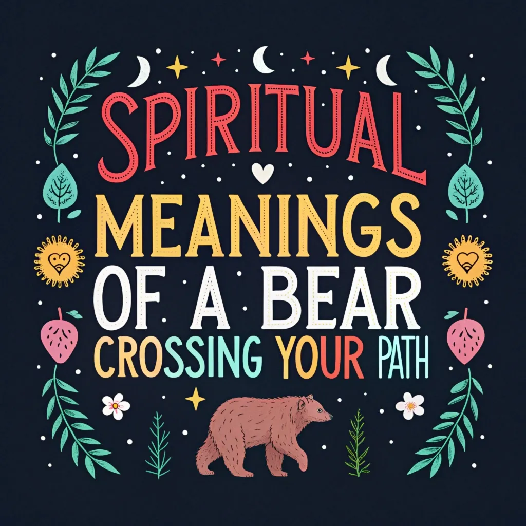 Spiritual Meanings of a Bear Crossing Your Path: 12 Insights