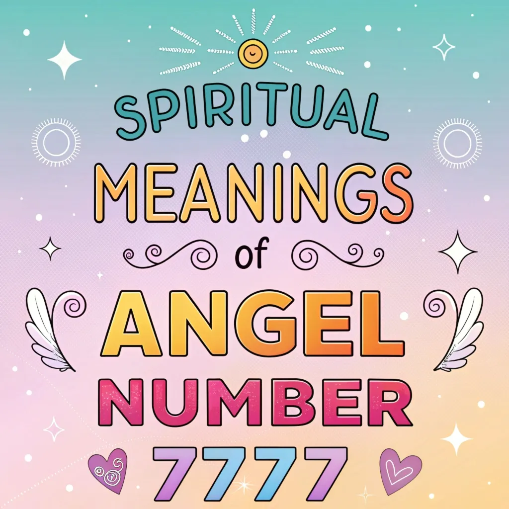 Spiritual Meanings of Angel Number 7777: Divine Messages