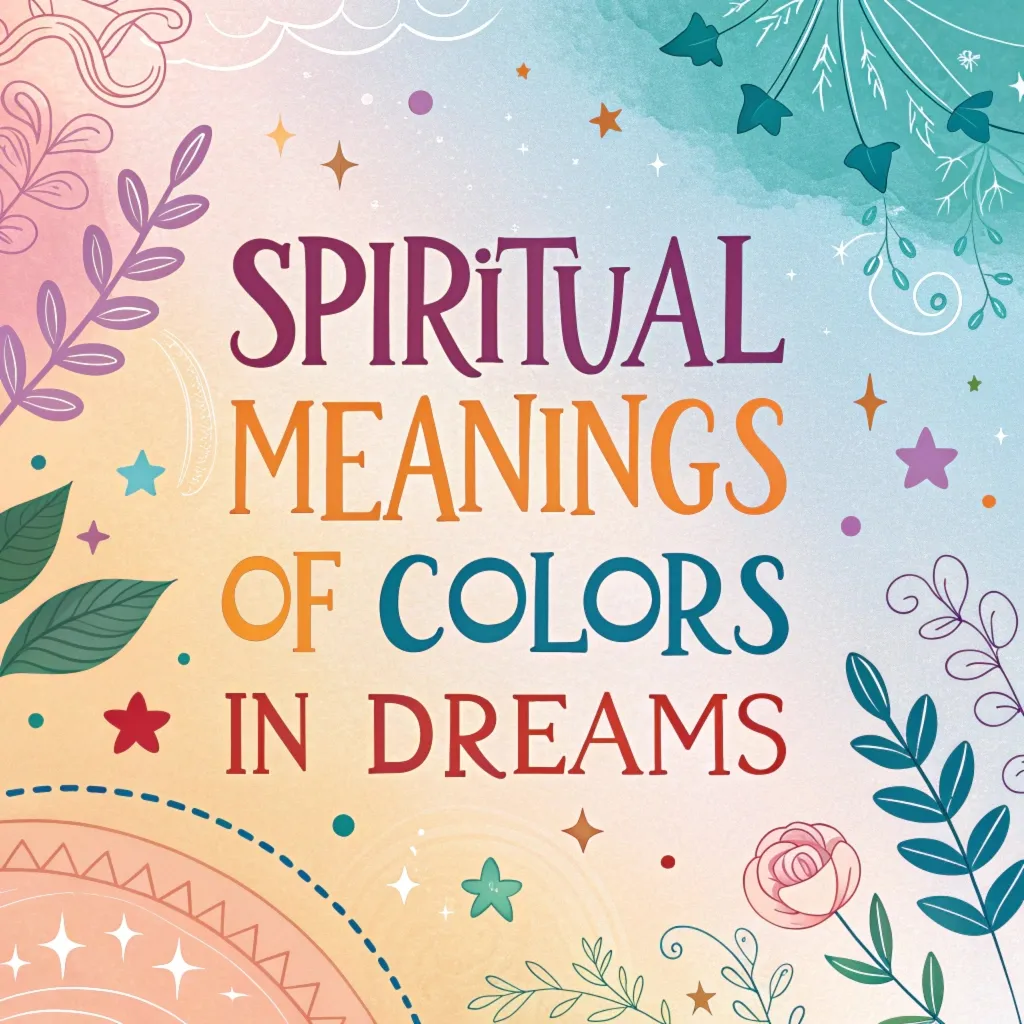 15 Spiritual Meanings & Symbolism of Colors in Dreams