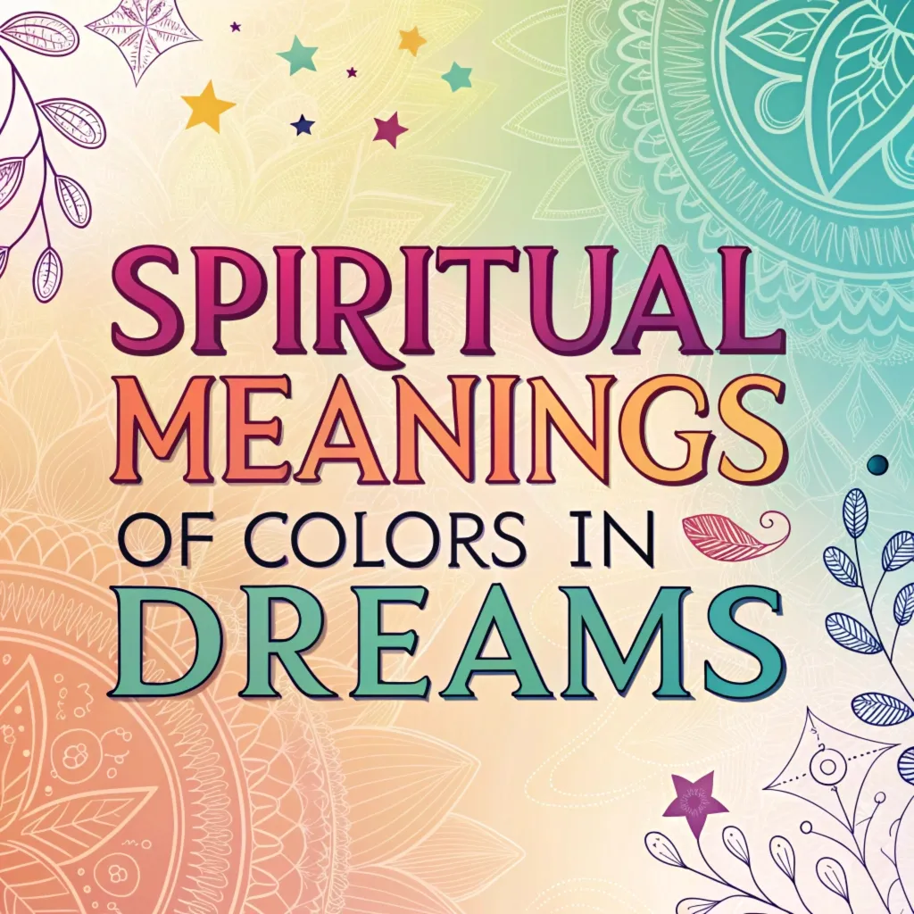 15 Spiritual Meanings & Symbolism of Colors in Dreams