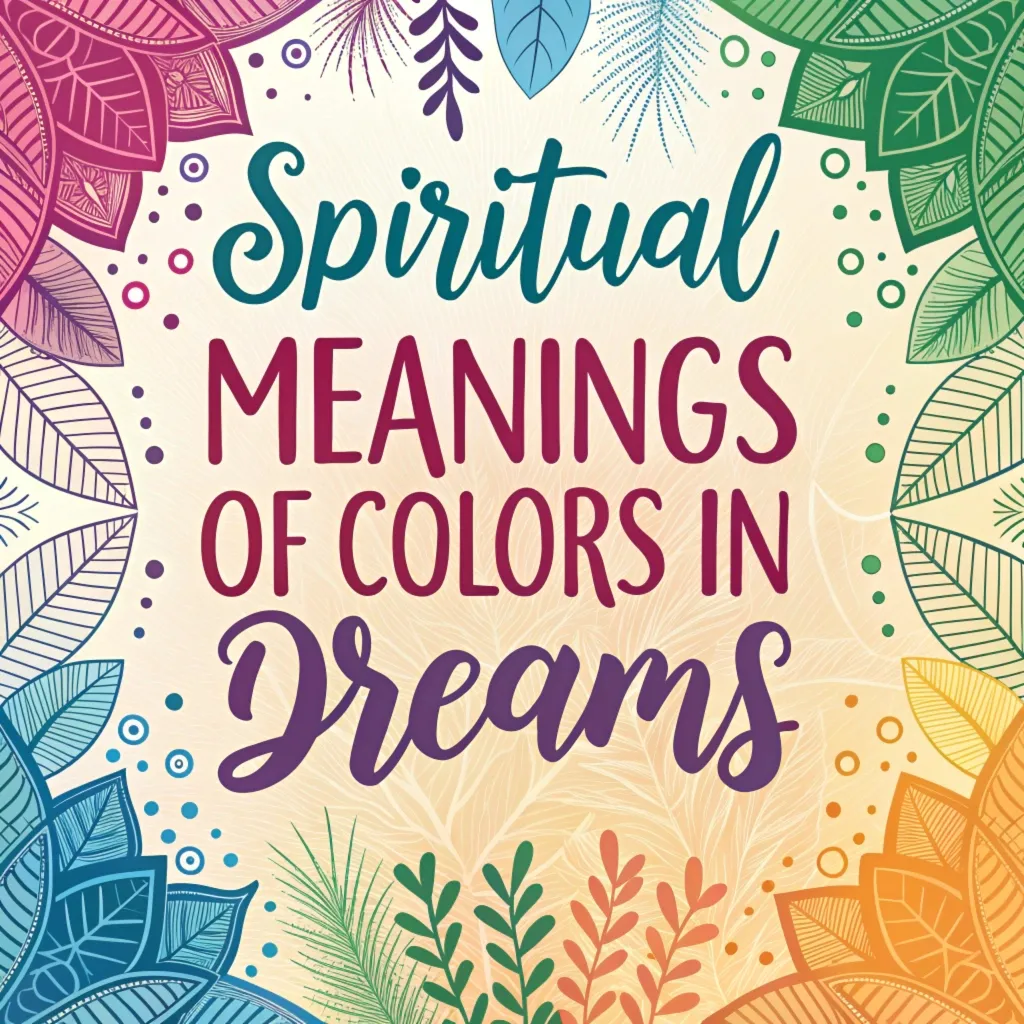 15 Spiritual Meanings & Symbolism of Colors in Dreams