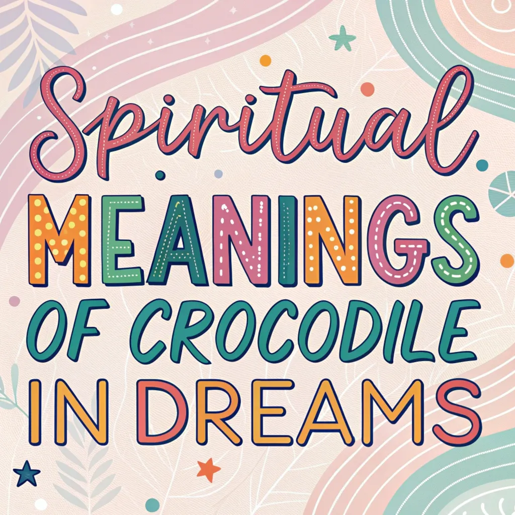 11 Spiritual Meanings of Crocodile Dreams: A Deep Dive into Dream Symbolism