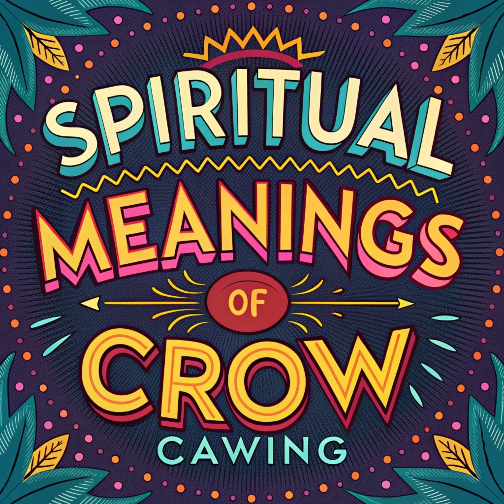 Spiritual Meanings of Crow Cawing: Insights & Messages