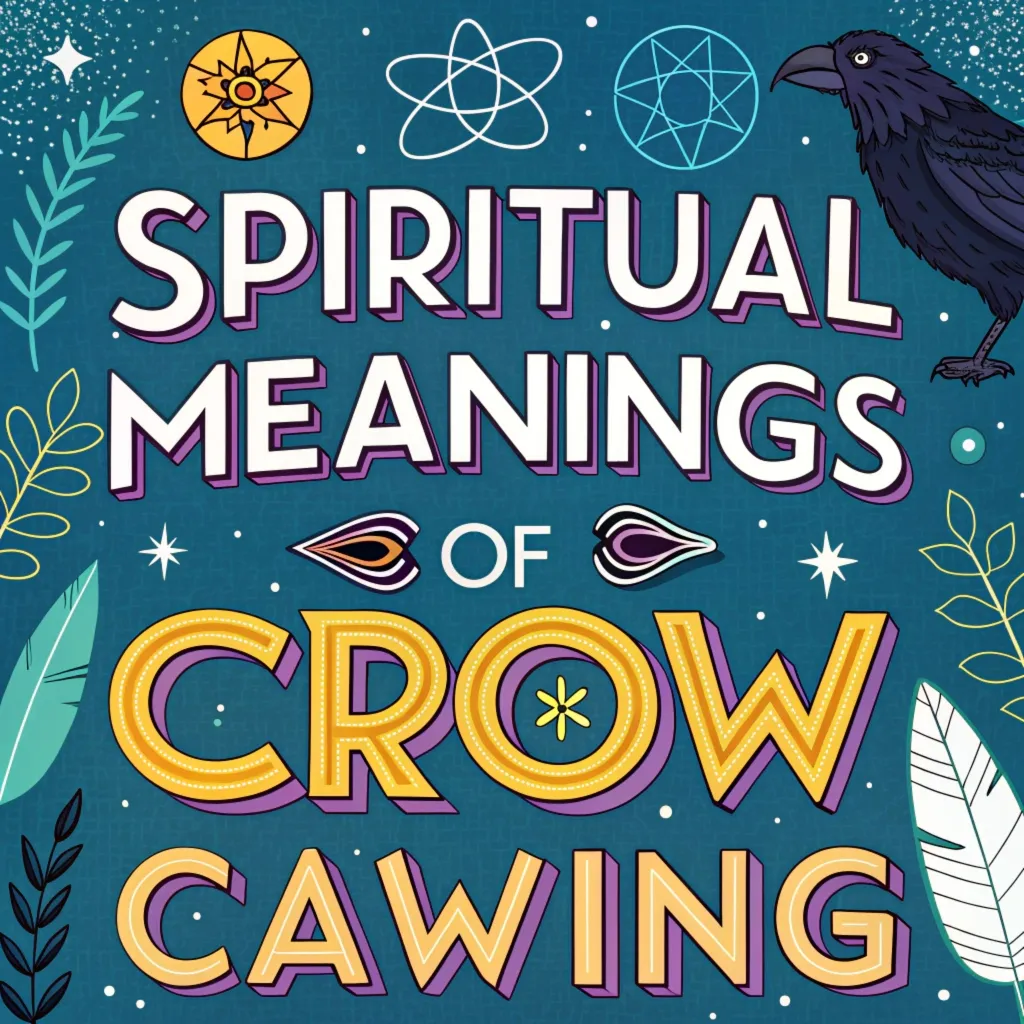 Spiritual Meanings of Crow Cawing: Insights & Messages