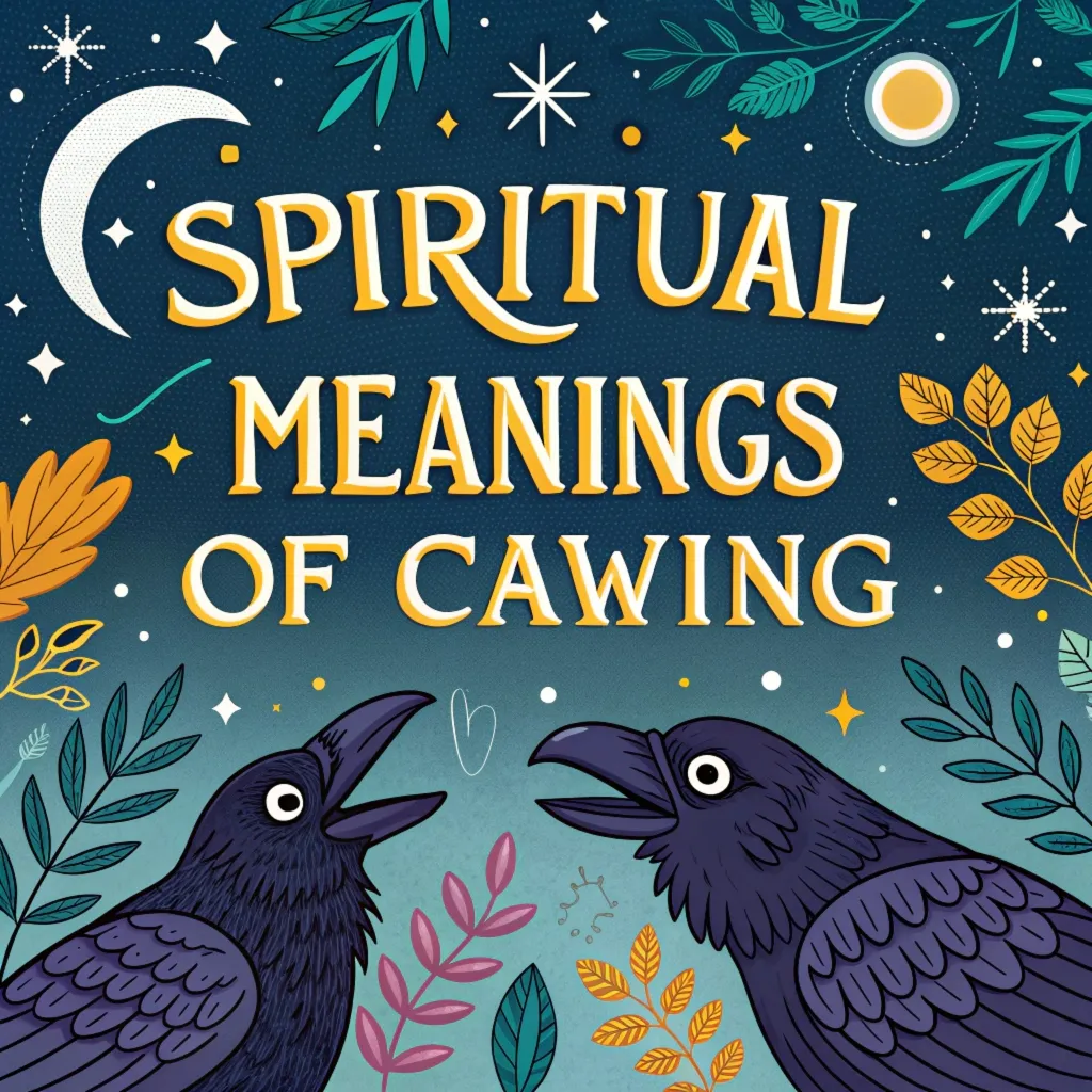 You are currently viewing Spiritual Meanings of Crow Cawing: Insights & Messages