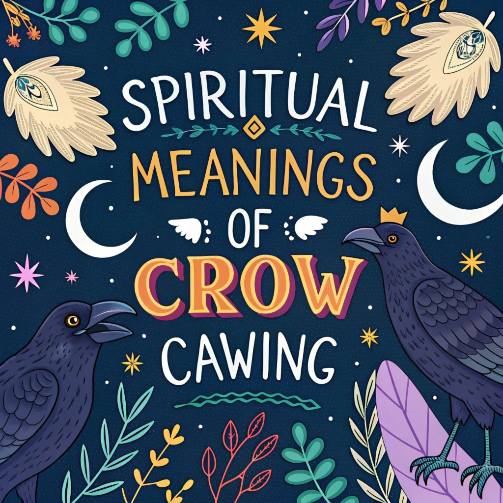 Spiritual Meanings of Crow Cawing: Insights & Messages