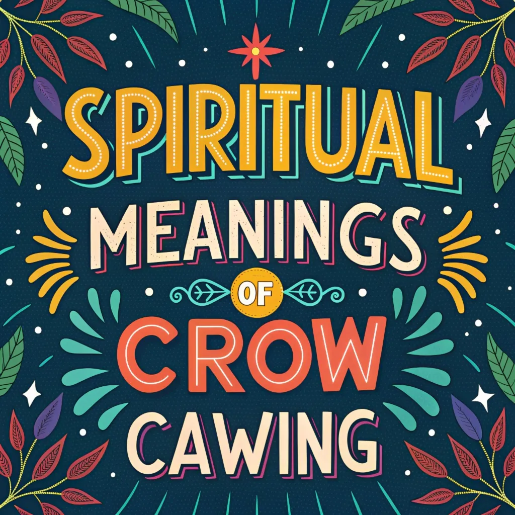 Spiritual Meanings of Crow Cawing: Insights & Messages