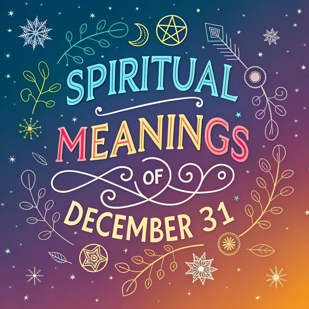 You are currently viewing Spiritual Meanings of December 31: The Mystical Significance