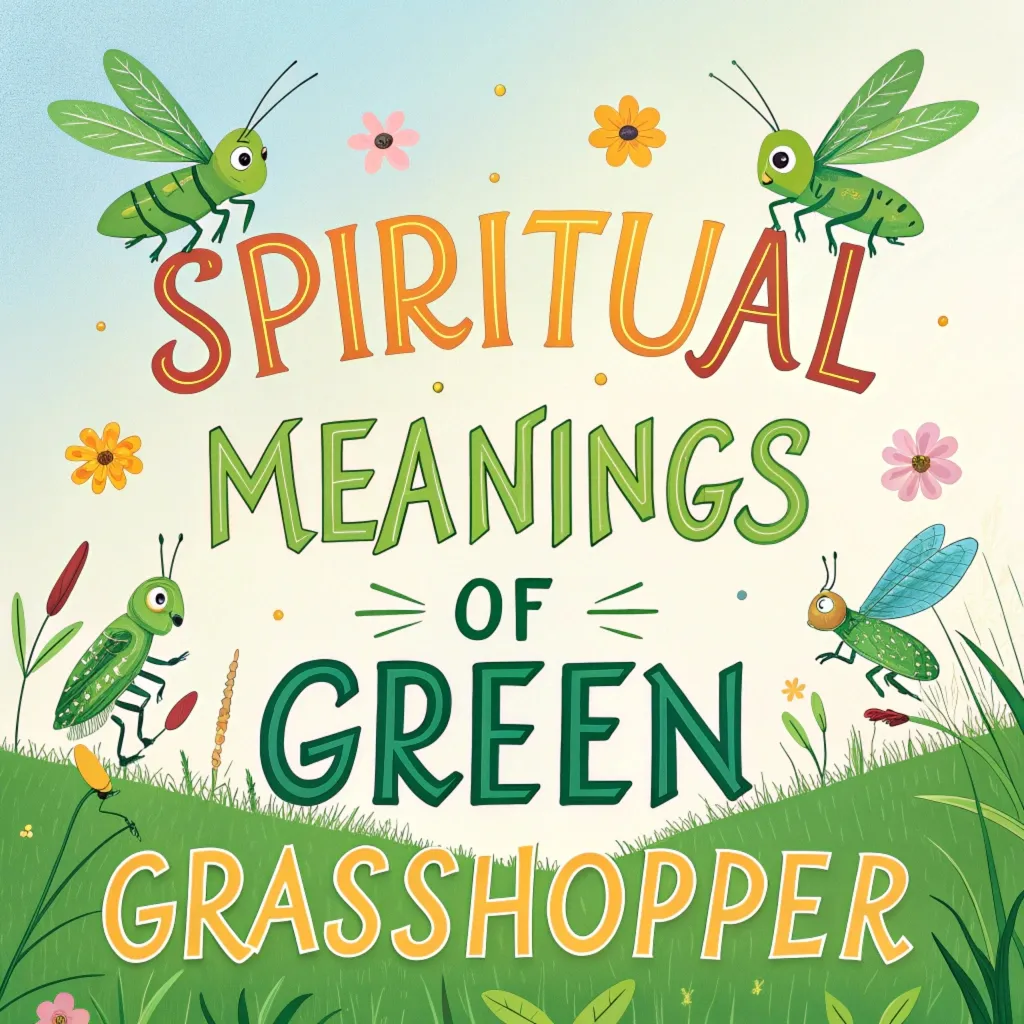 15 Spiritual Meanings of Green Grasshoppers: Nature's Wisdom