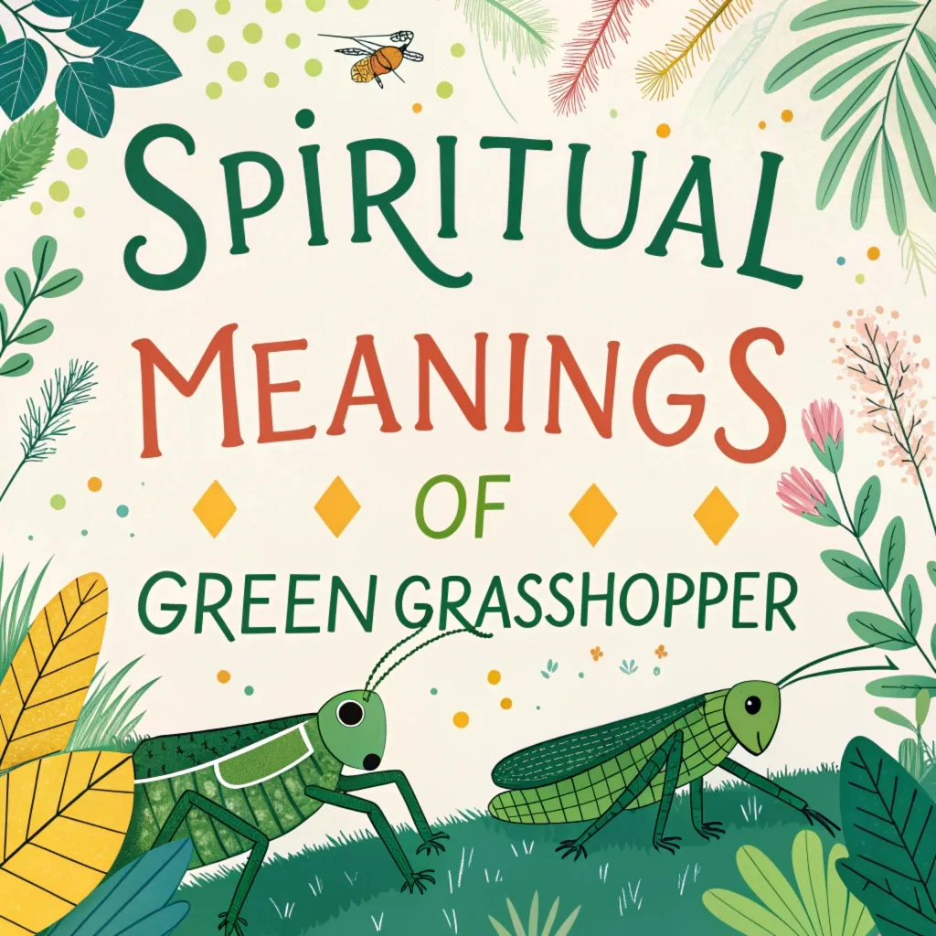 You are currently viewing 15 Spiritual Meanings of Green Grasshoppers: Nature’s Wisdom