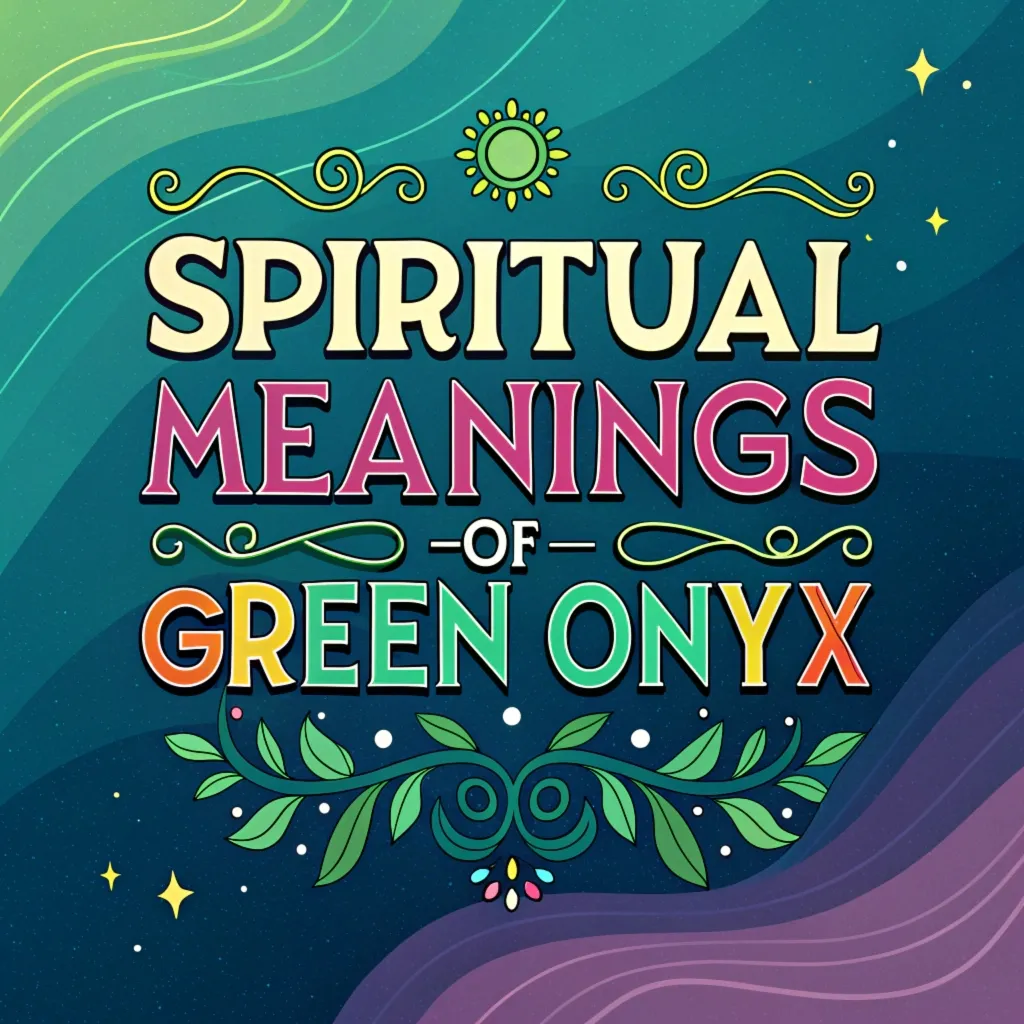 You are currently viewing 15 Spiritual Meanings of Green Onyx: The Verdant Healer