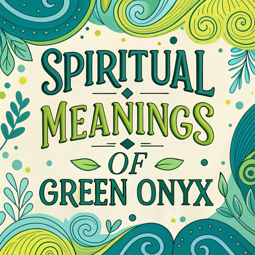 15 Spiritual Meanings of Green Onyx: The Verdant Healer