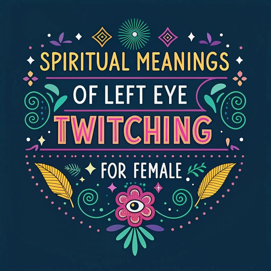 14 Spiritual Meanings of Left Eye Twitching for Females