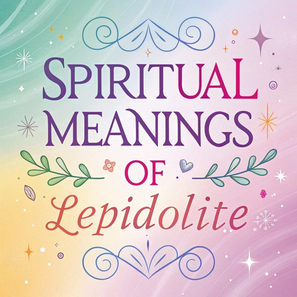 15 Spiritual Meanings of Lepidolite: The Stone of Transition