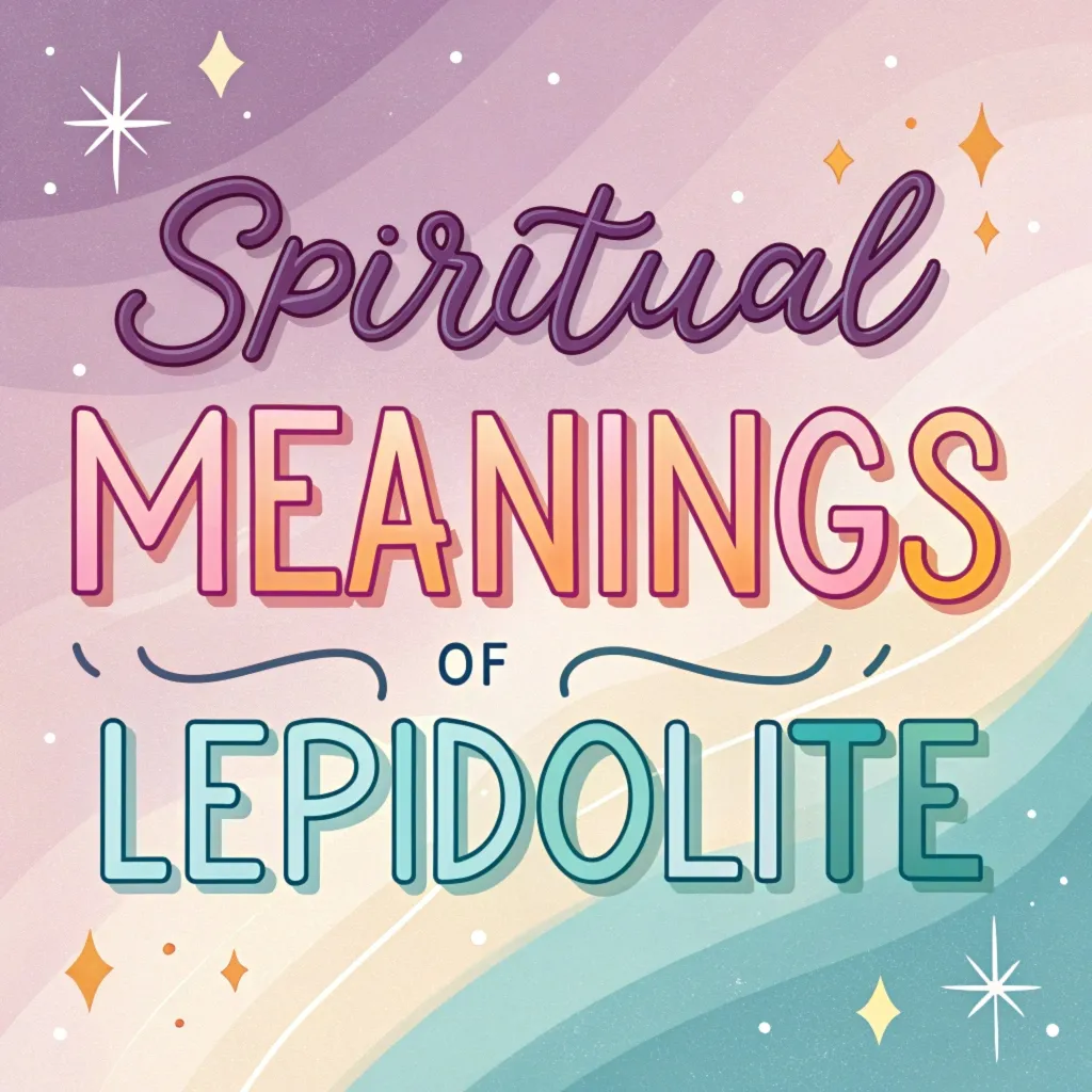 15 Spiritual Meanings of Lepidolite: The Stone of Transition