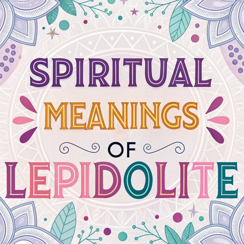 15 Spiritual Meanings of Lepidolite: The Stone of Transition