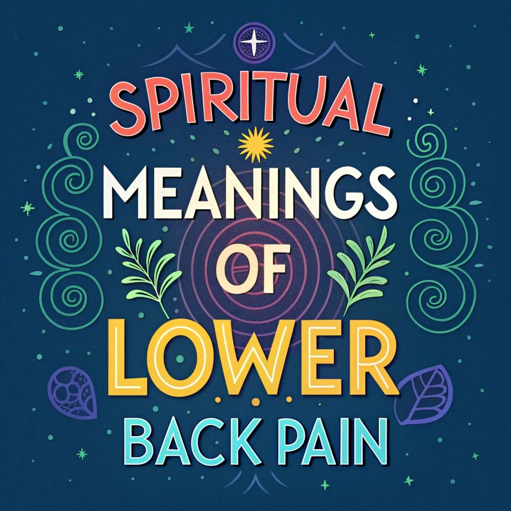 12 Spiritual Meanings of Lower Back Pain: Inner Healing Guide