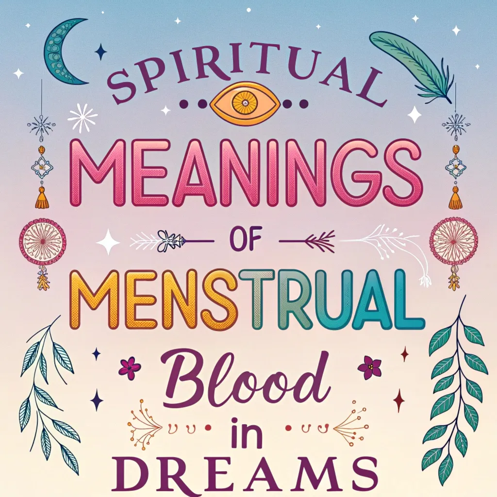 11 Spiritual Meanings of Menstrual Blood in Dreams