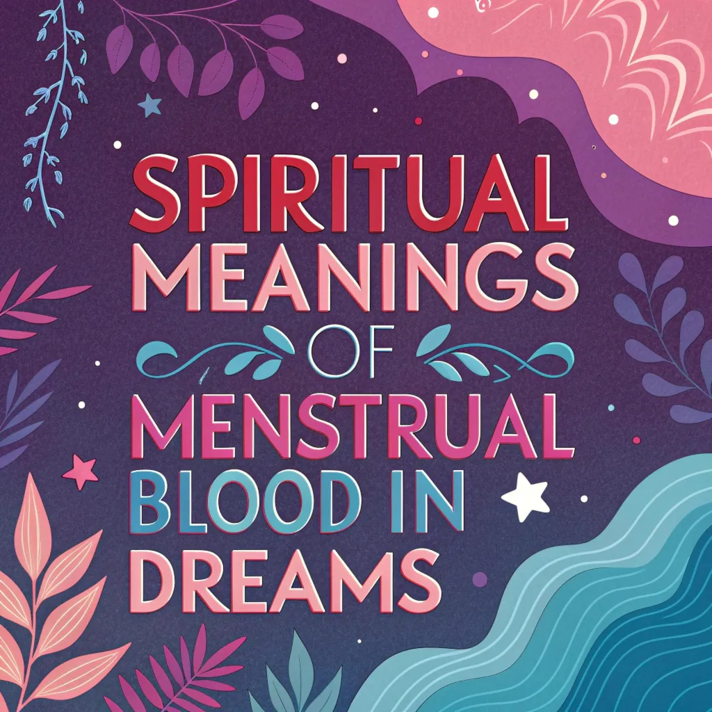 11 Spiritual Meanings of Menstrual Blood in Dreams