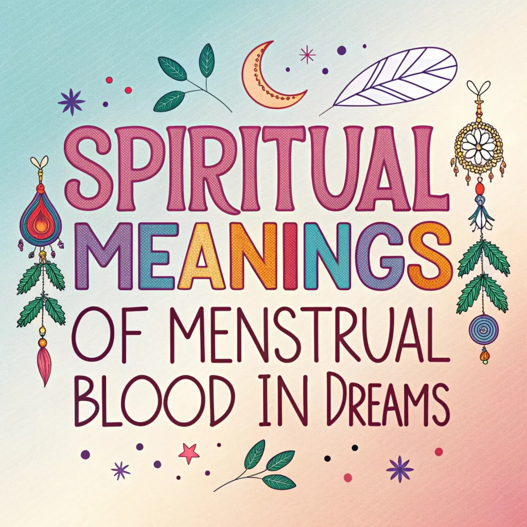 You are currently viewing 11 Spiritual Meanings of Menstrual Blood in Dreams