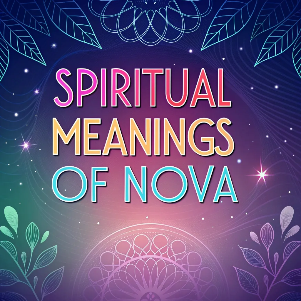 15 Spiritual Meanings of Nova: Hidden Cosmic Whisper