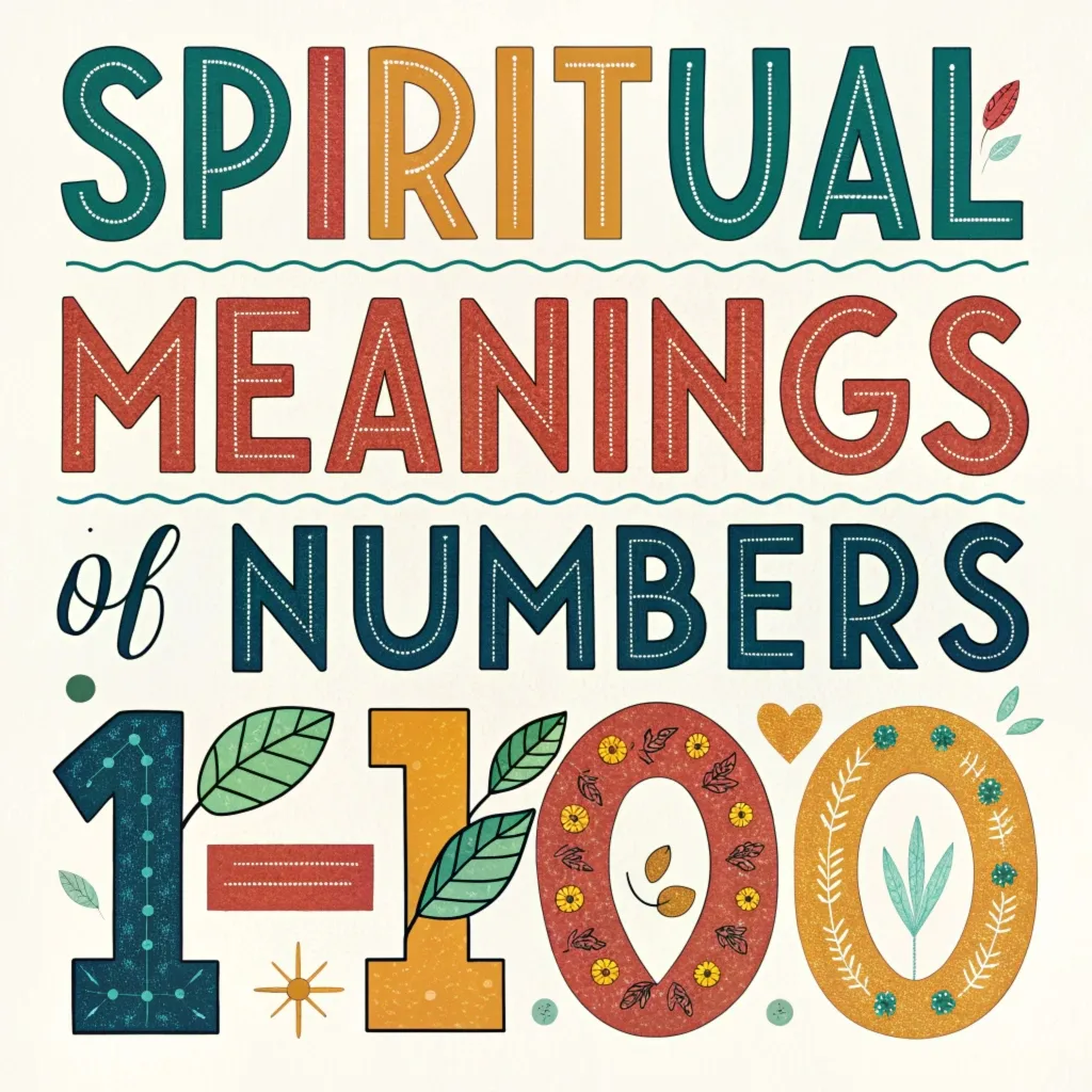 Spiritual Meanings of Numbers 1-100: A Comprehensive Guide