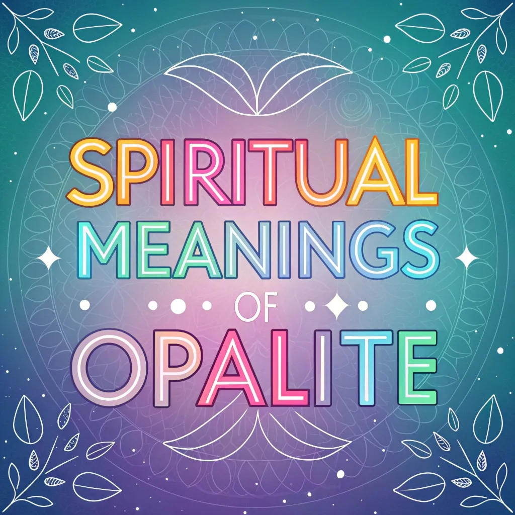 13 Spiritual Meanings of Opalite: Guide to Inner Harmony