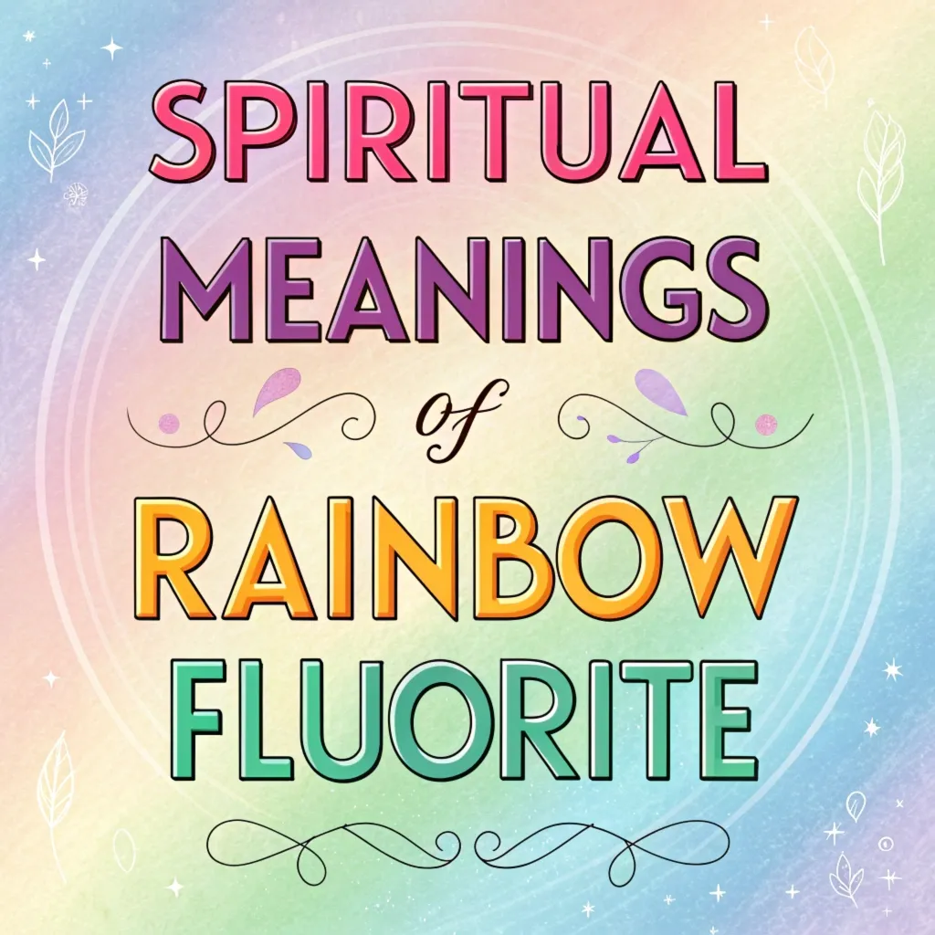 17 Spiritual Meanings of Rainbow Fluorite: Symbolism Revealed