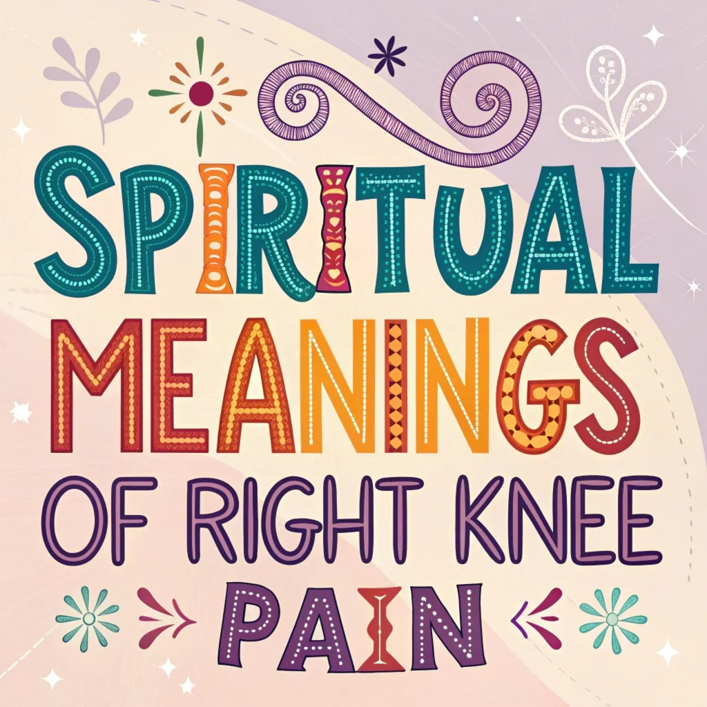 13 Spiritual Meanings of Right Knee Pain: Hidden Messages