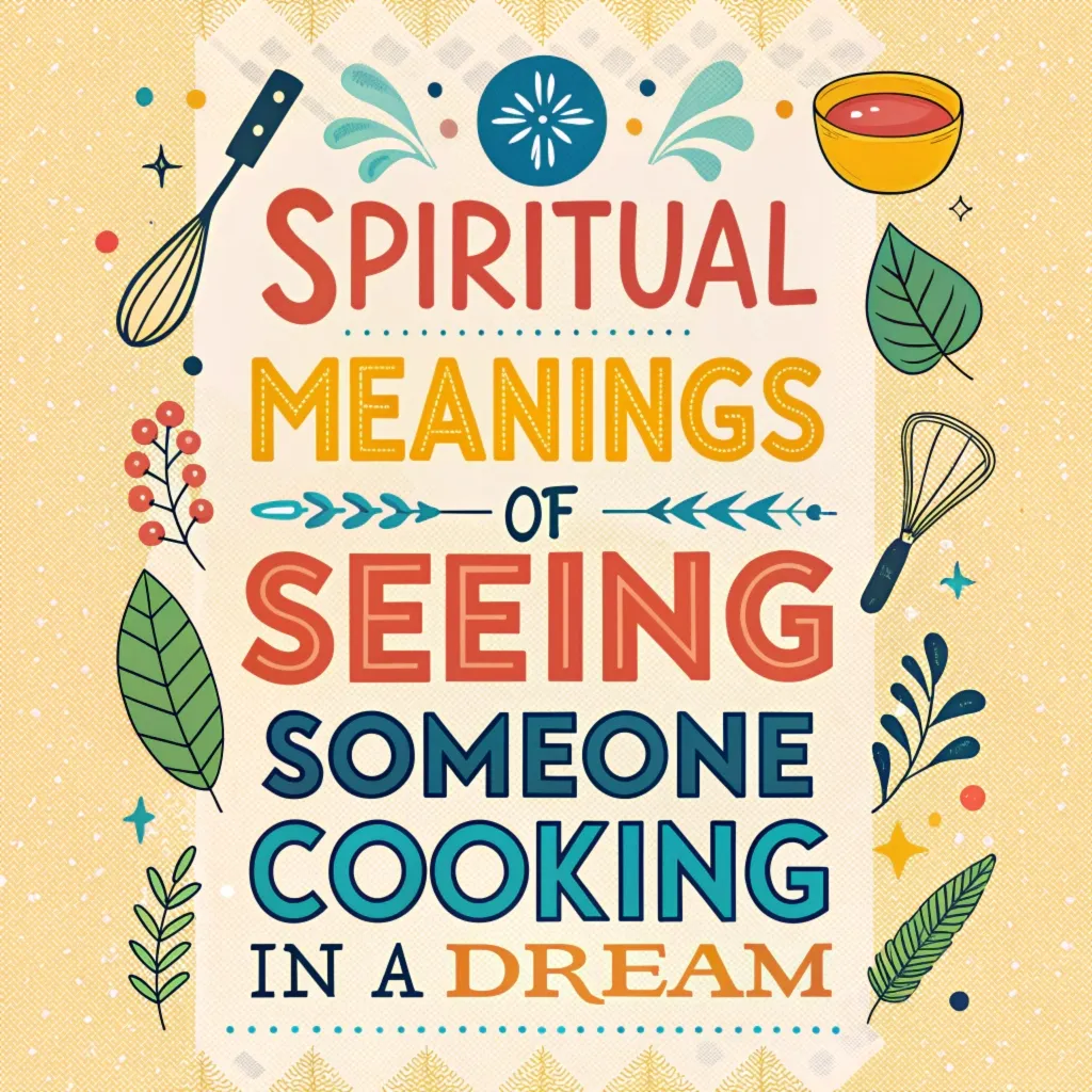 12 Spiritual Meanings of Seeing Someone Cooking in a Dream