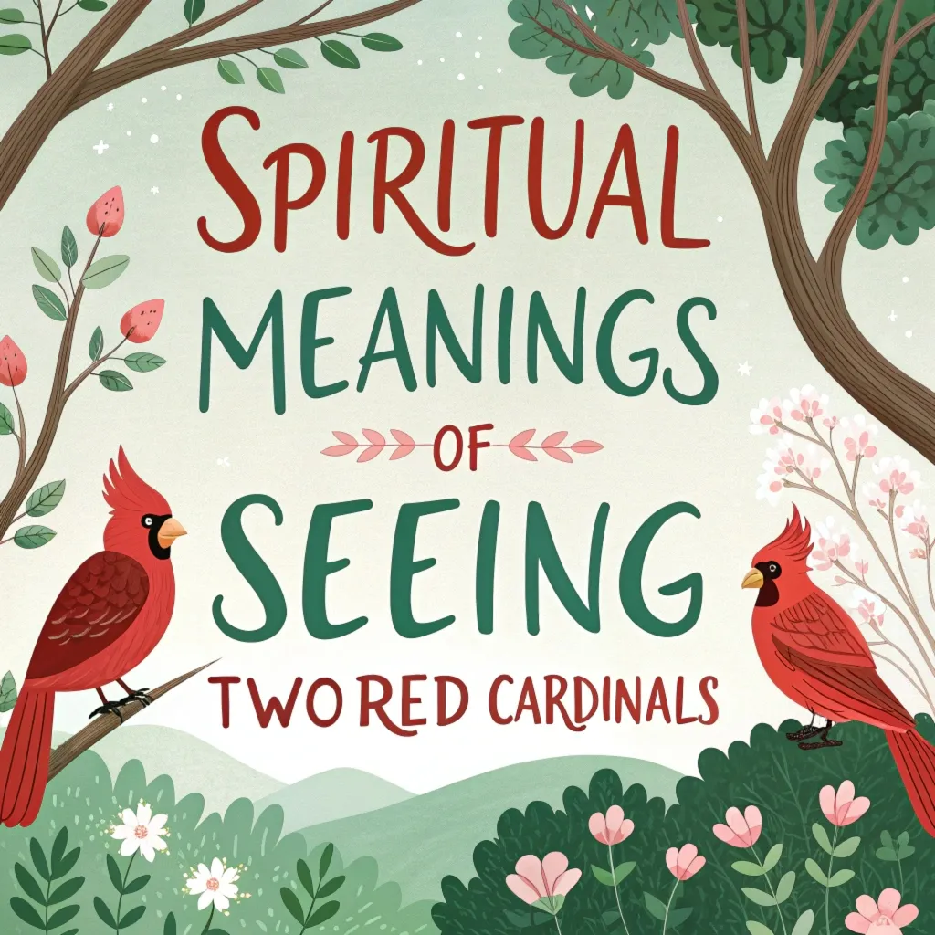 You are currently viewing 11 Profound Spiritual Meanings of Seeing Two Red Cardinals