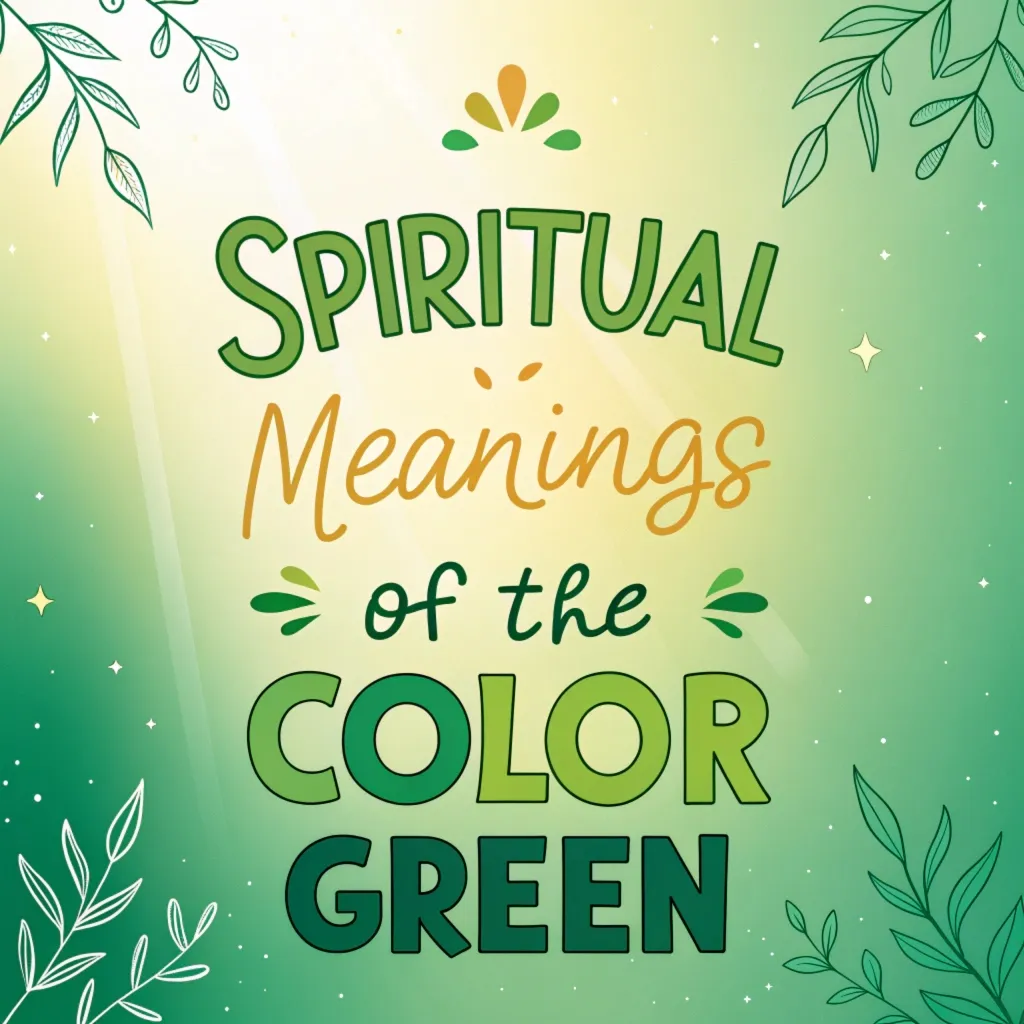 11 Spiritual Meanings of the Color Green: Nature's Divine Hue