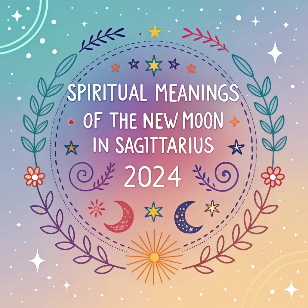 13 Spiritual Meanings of the New Moon in Sagittarius 2024