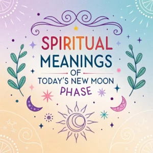 Read more about the article 14 Spiritual Meanings of Today’s New Moon Phase Revealed