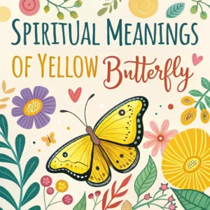 Read more about the article 17 Spiritual Meanings of Yellow Butterfly: Sunshine on Wings