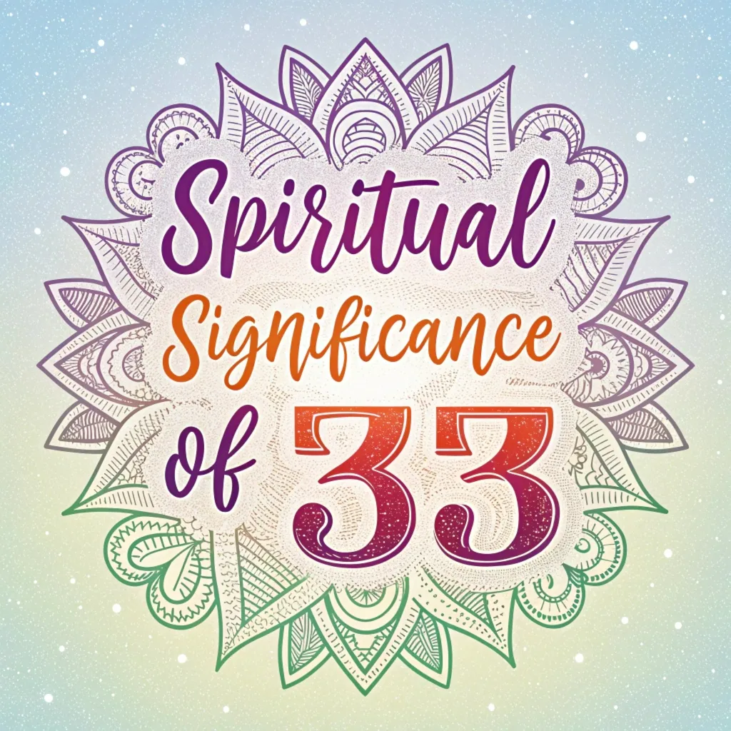 The Spiritual Significance of Number 33: Sign of Divine Support