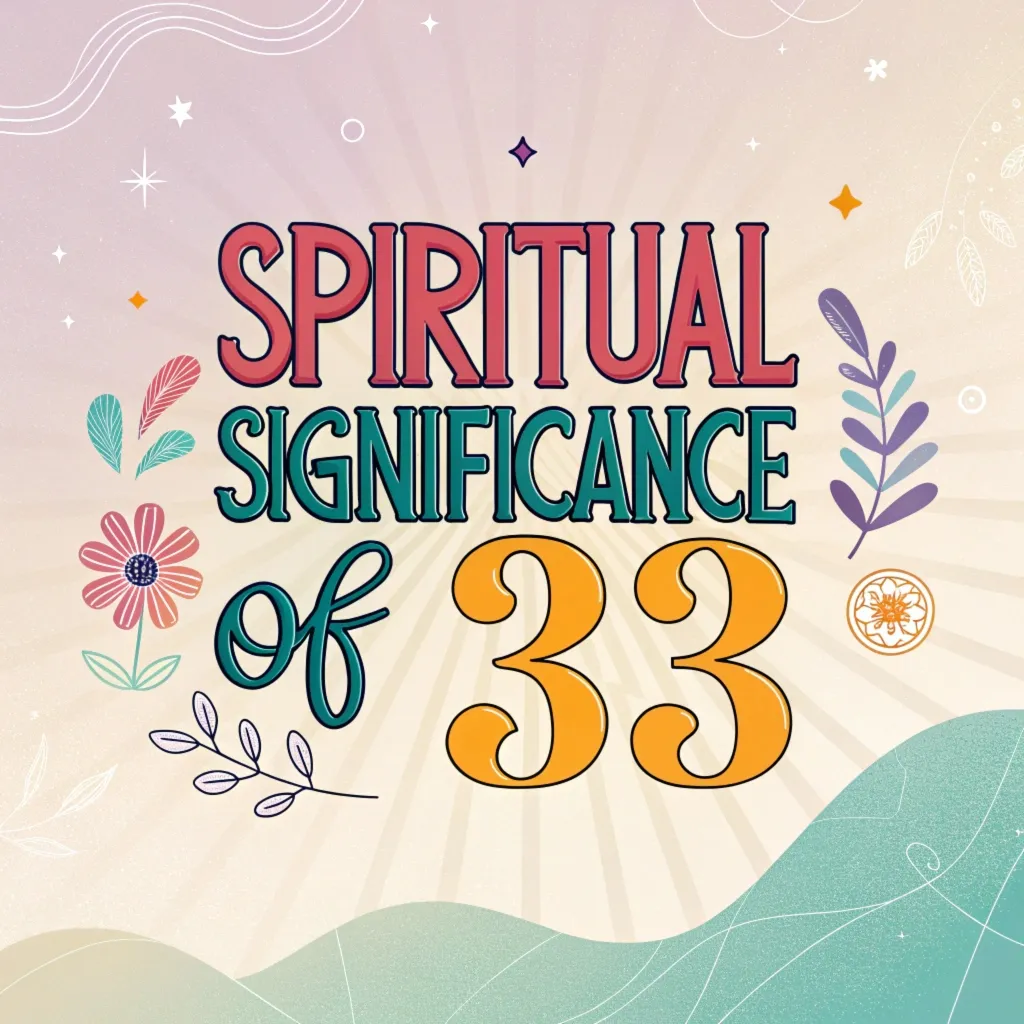 The Spiritual Significance of Number 33: Sign of Divine Support