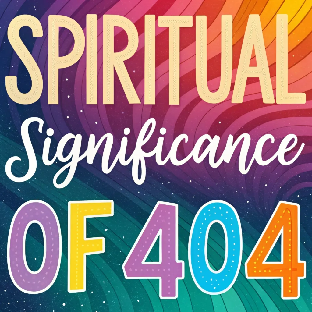 The Spiritual Significance of 404: Growth & Divine Guidance