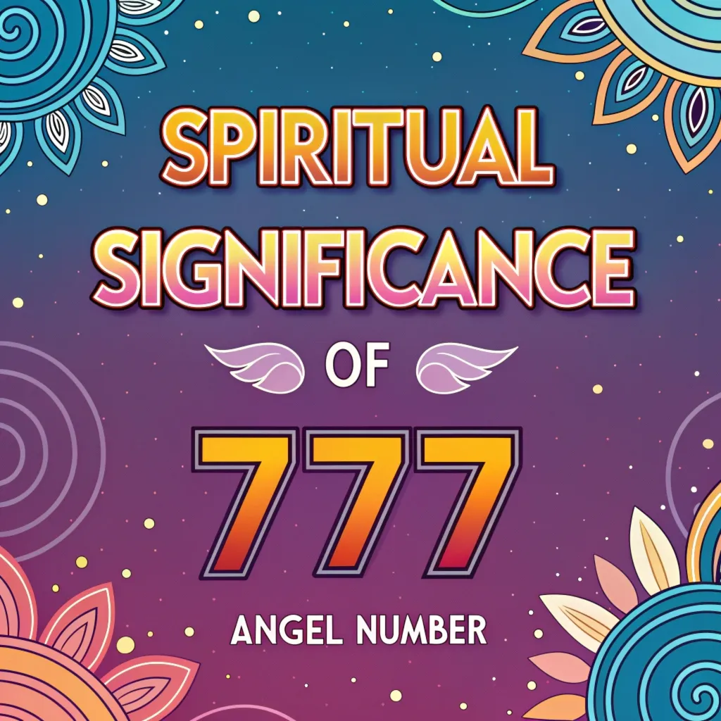 The Spiritual Significance of 777 Angel Number: Divine Guidance