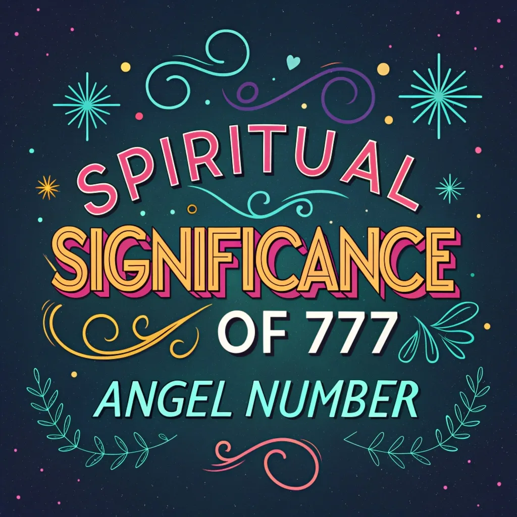 The Spiritual Significance of 777 Angel Number: Divine Guidance