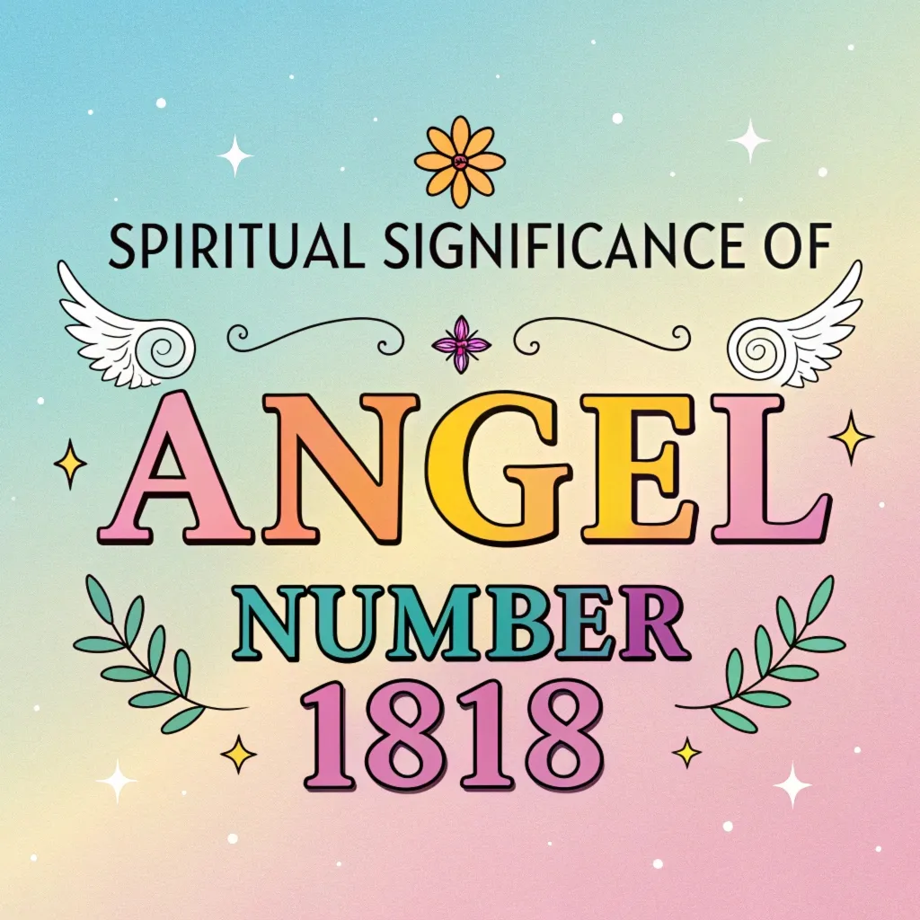 Spiritual Significance of Angel Number 1818: A Celestial Sign