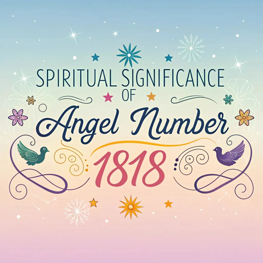 Spiritual Significance of Angel Number 1818: A Celestial Sign