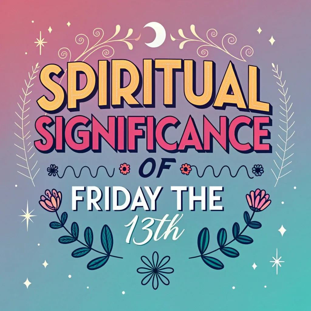 The Spiritual Significance of Friday the 13th: Divine Energy