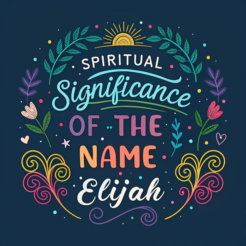 The Spiritual Significance of the Name Elijah: Divine Connection