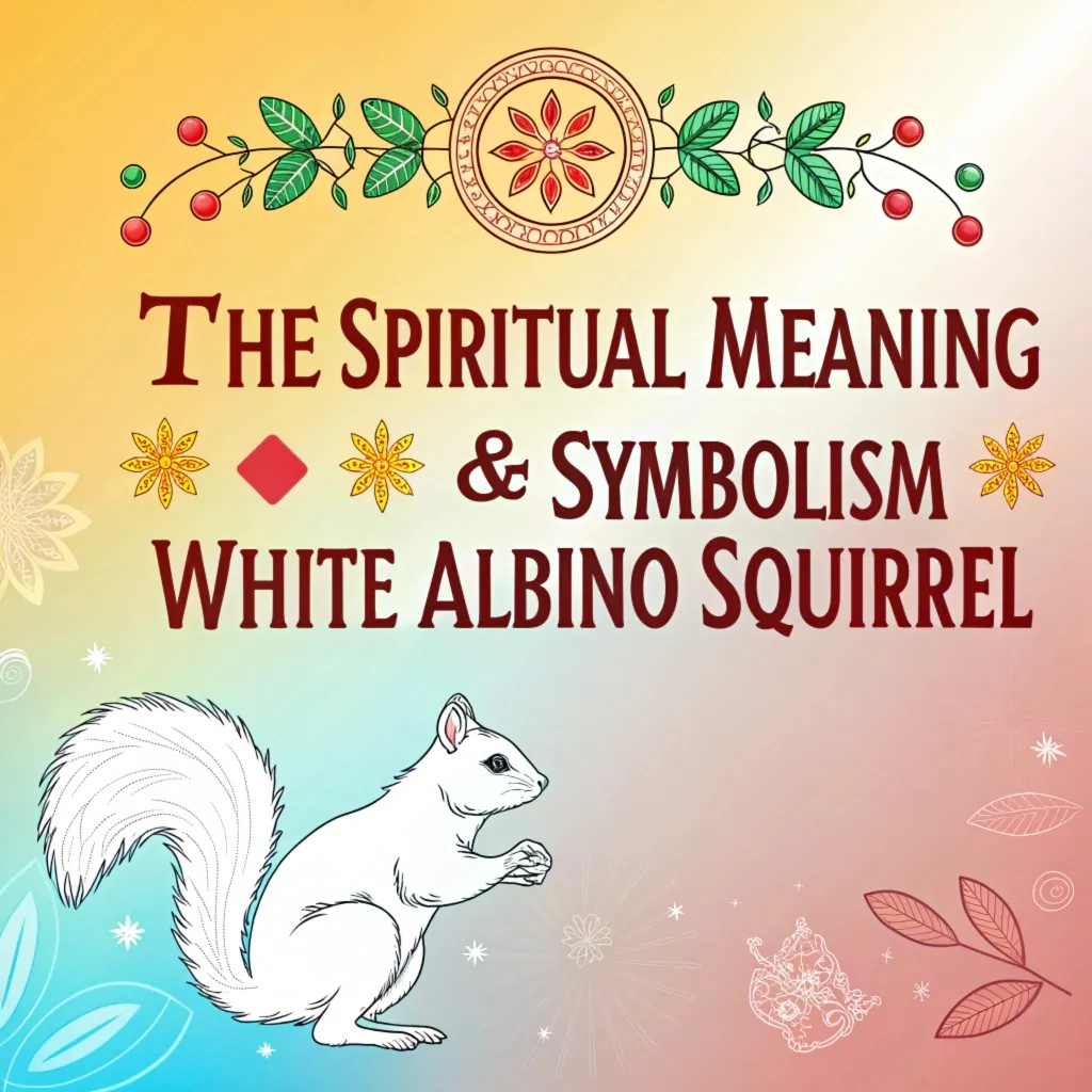 The Spiritual Meaning & Symbolism White Albino Squirrel