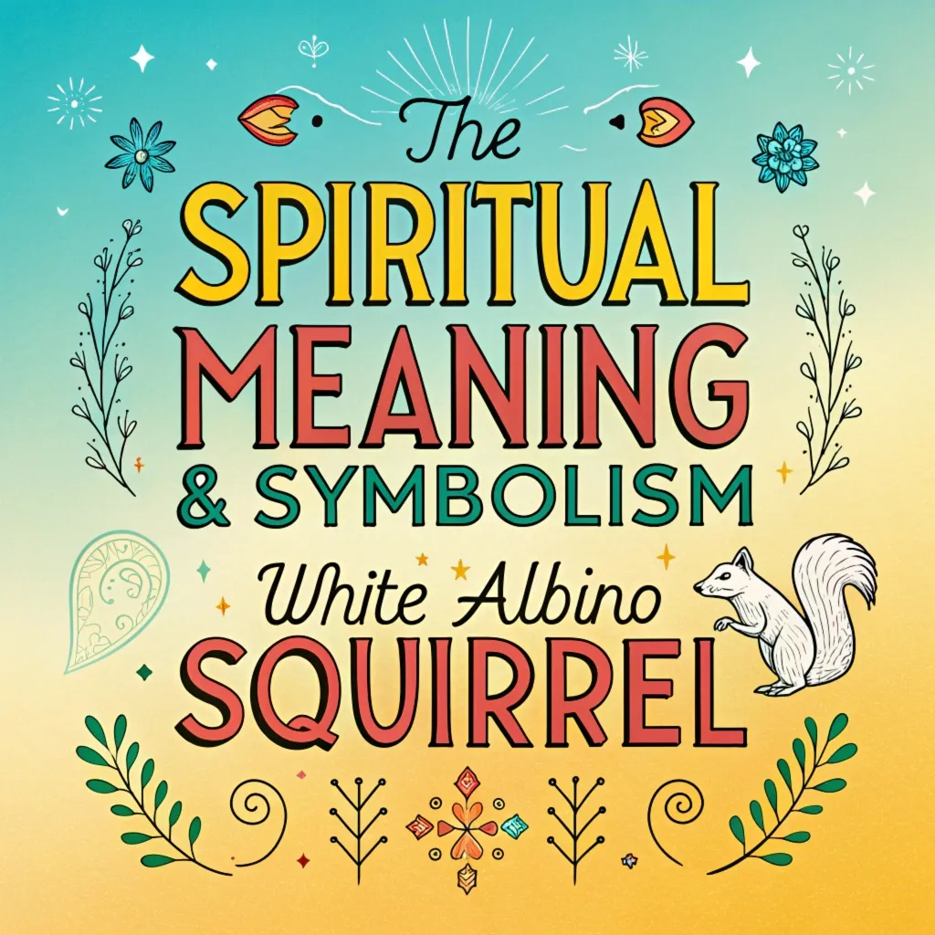 The Spiritual Meaning & Symbolism White Albino Squirrel