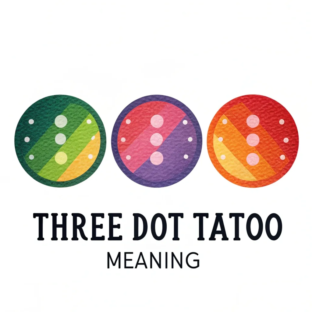 Three Dot Tattoos Meaning & Symbolism: Hidden Messages