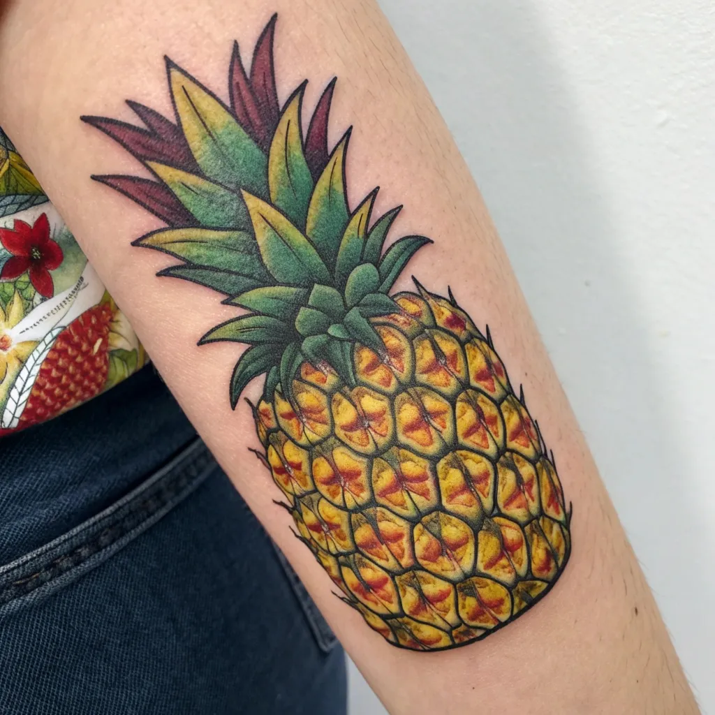 11 Meanings & Symbolism of Upside-Down Pineapple Tattoos